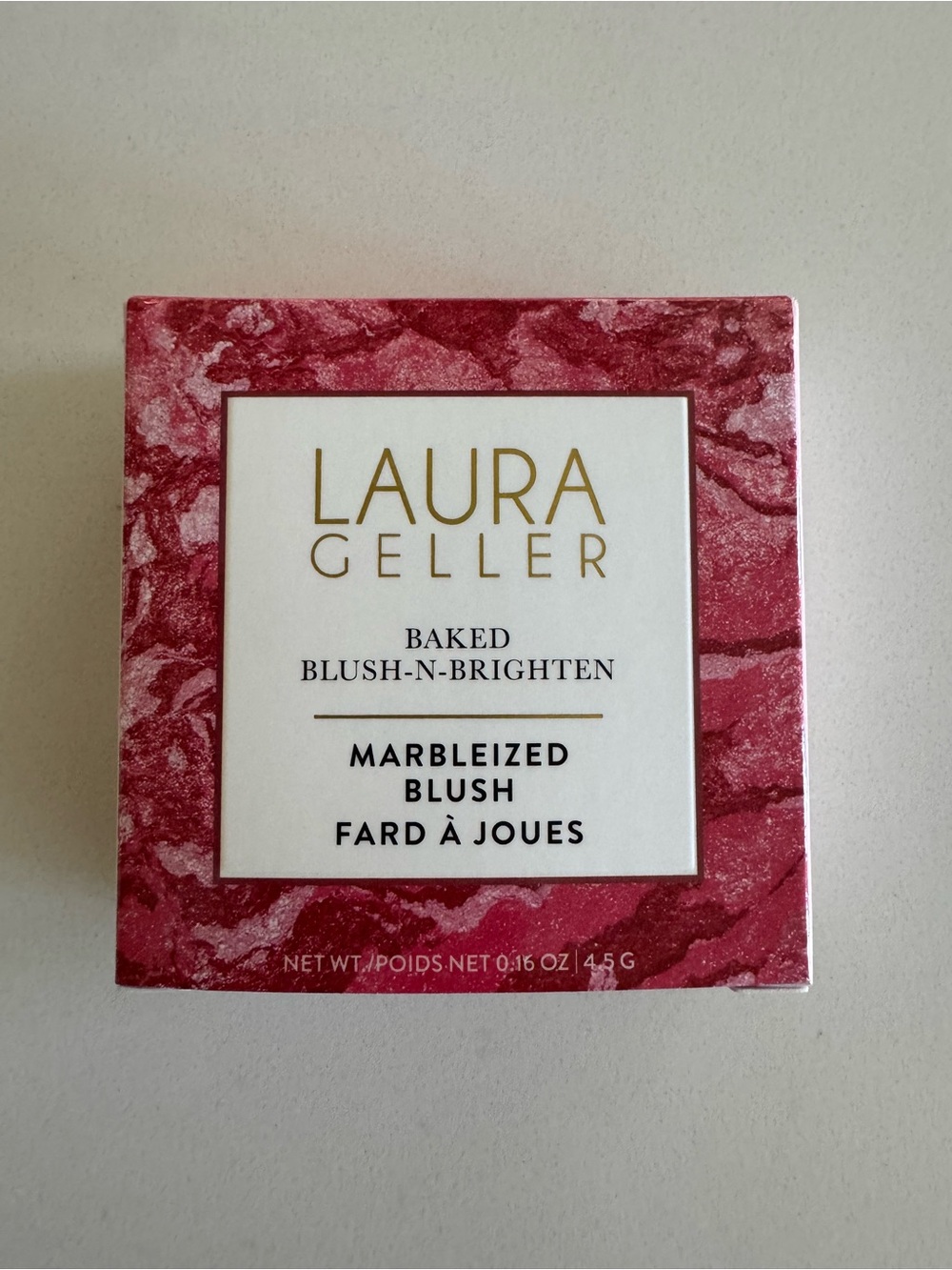 Laura Gellar Baked Blush Brighten Marbleized Blush Tropic Hues Satin Finish New